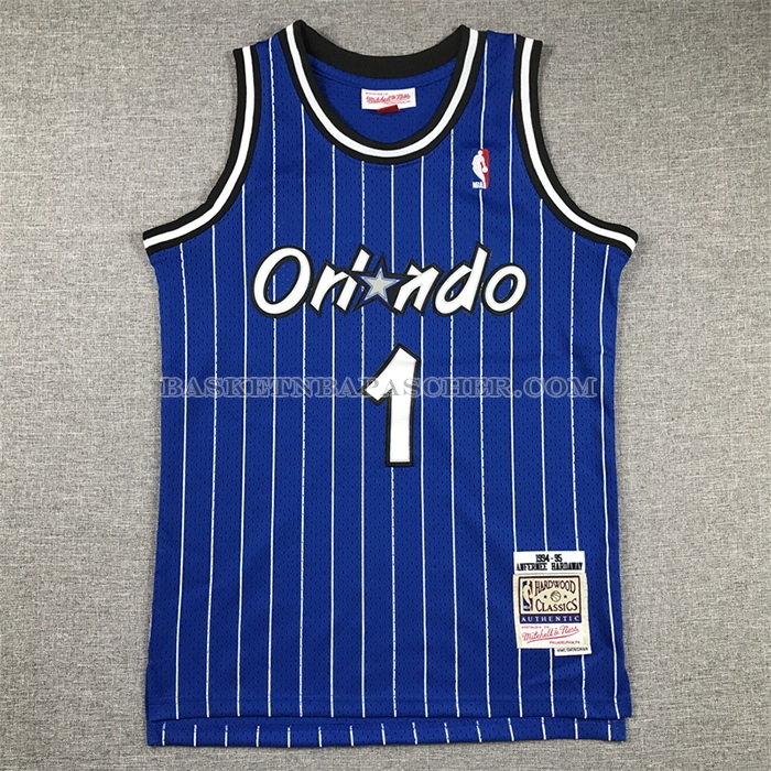 Maillot Enfant Orlando Magic Penny Hardaway NO 1 Mitchell & Ness 1994-95 Bleu